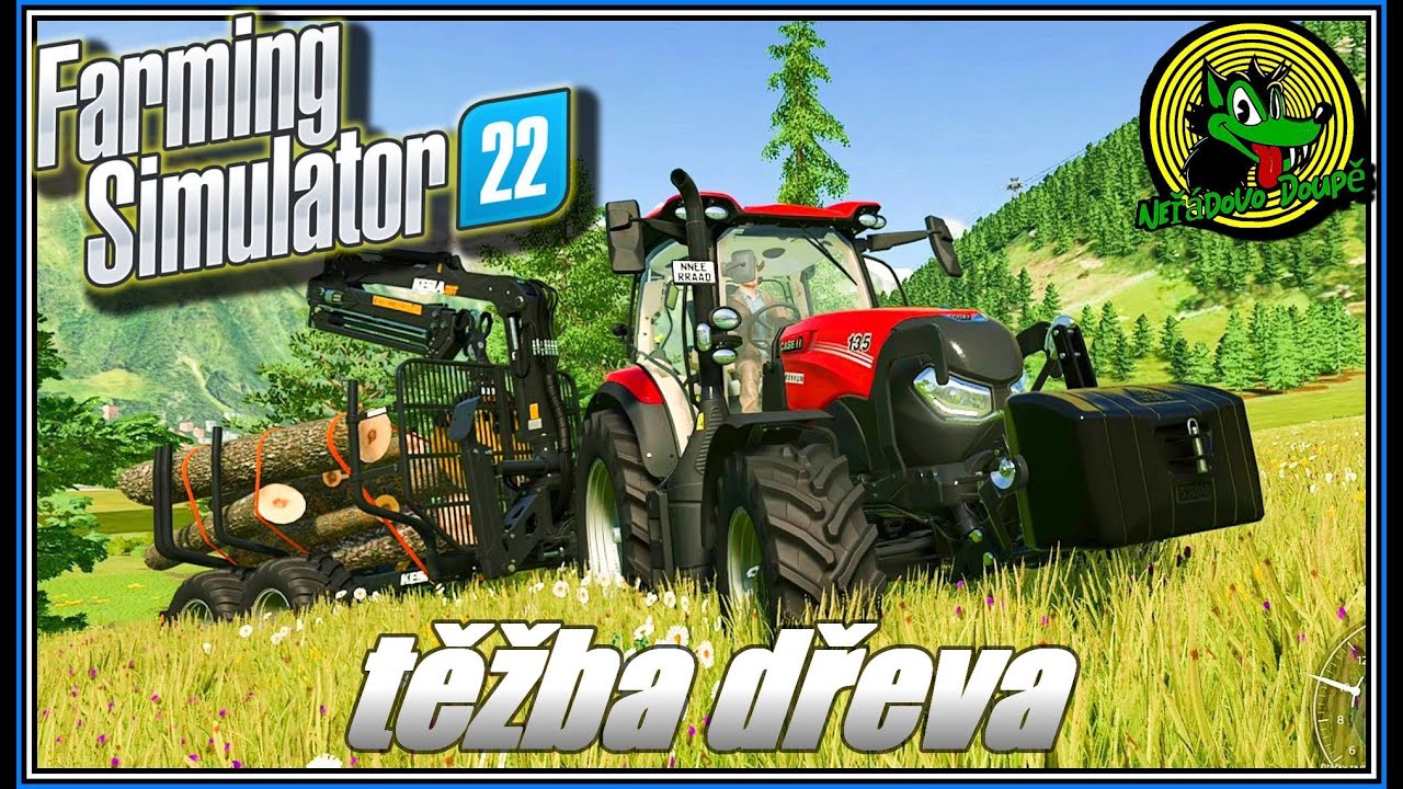Těžba dřeva (Neřádova ECOfarma)-Farming simulator 22 CZ/SK