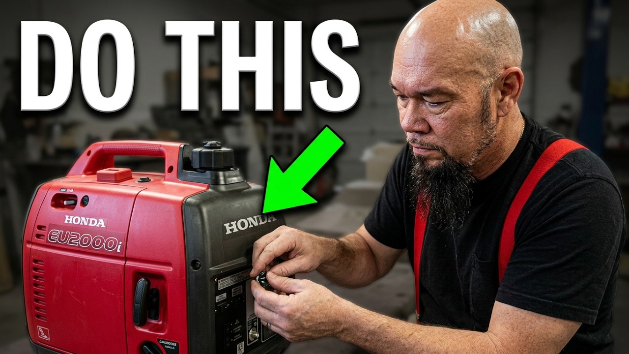 Honda EU2000i Generator Upgrades and Mods - This video shows you how to store your generator