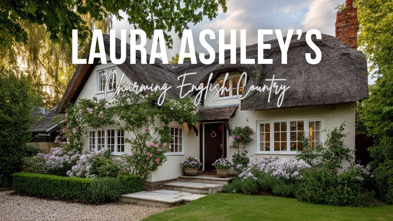 Charming English Country Cottage Inspired by Laura Ashley’s Iconic British Style