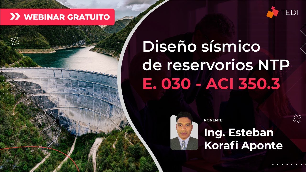 Diseño sísmico de reservorios NTP E.030 - ACI 350.3