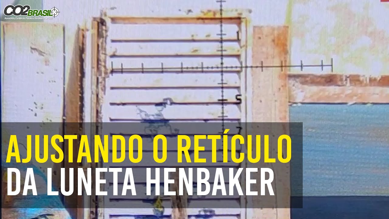 Ajustando o Reticulo da Henbaker CY789 