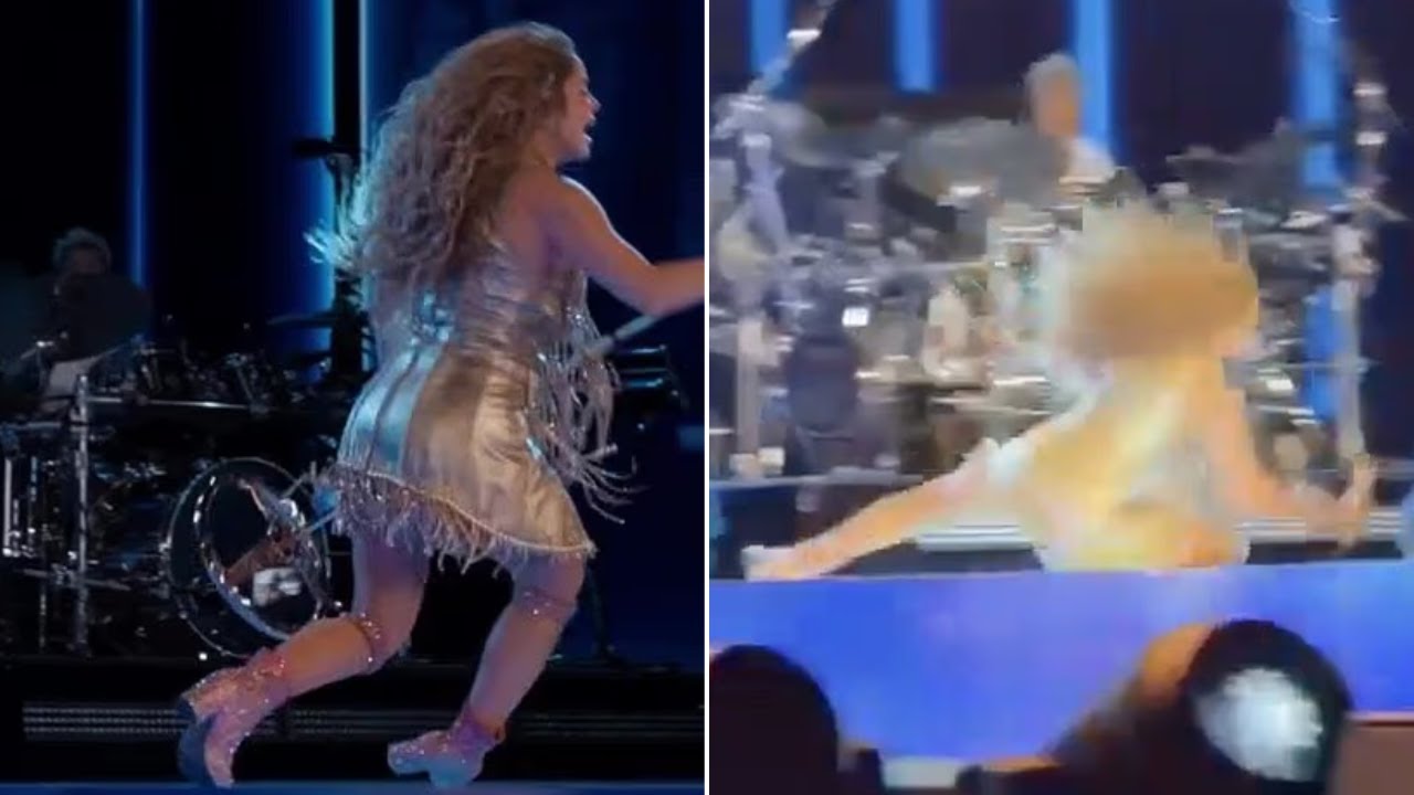 Shakira’s Shocking On-Stage Fall Caught Live 😱 But She Keeps Going! 💪