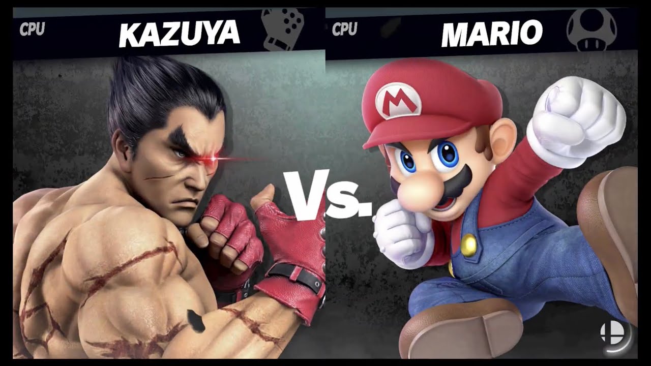 Super Smash Bros. Ultimate - Kazuya vs Mario