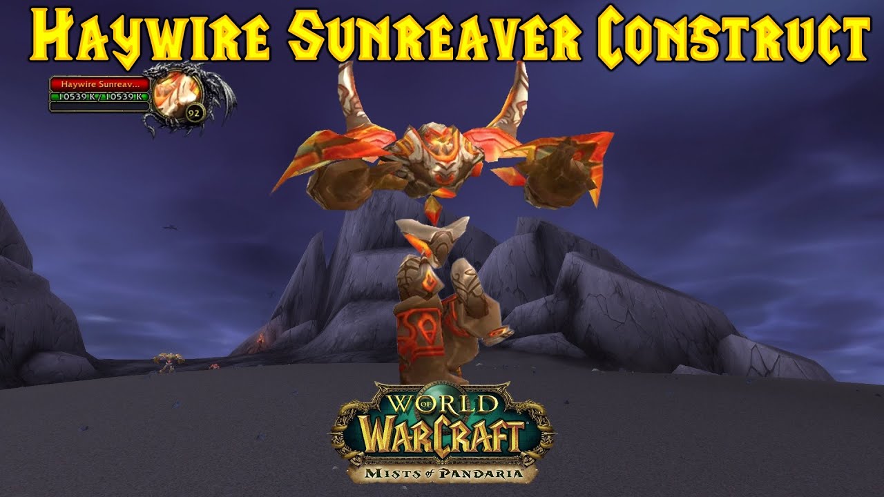 Haywire Sunreaver Construct: The Rarest of the Rare