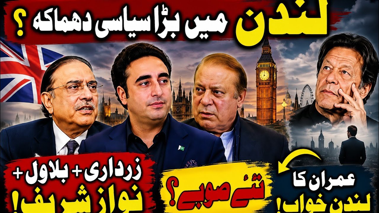 BIG Political Move in London? Zardari, Bilawal,Sharif Together| New Provinces & Imran &rsquo;sLondon Dream