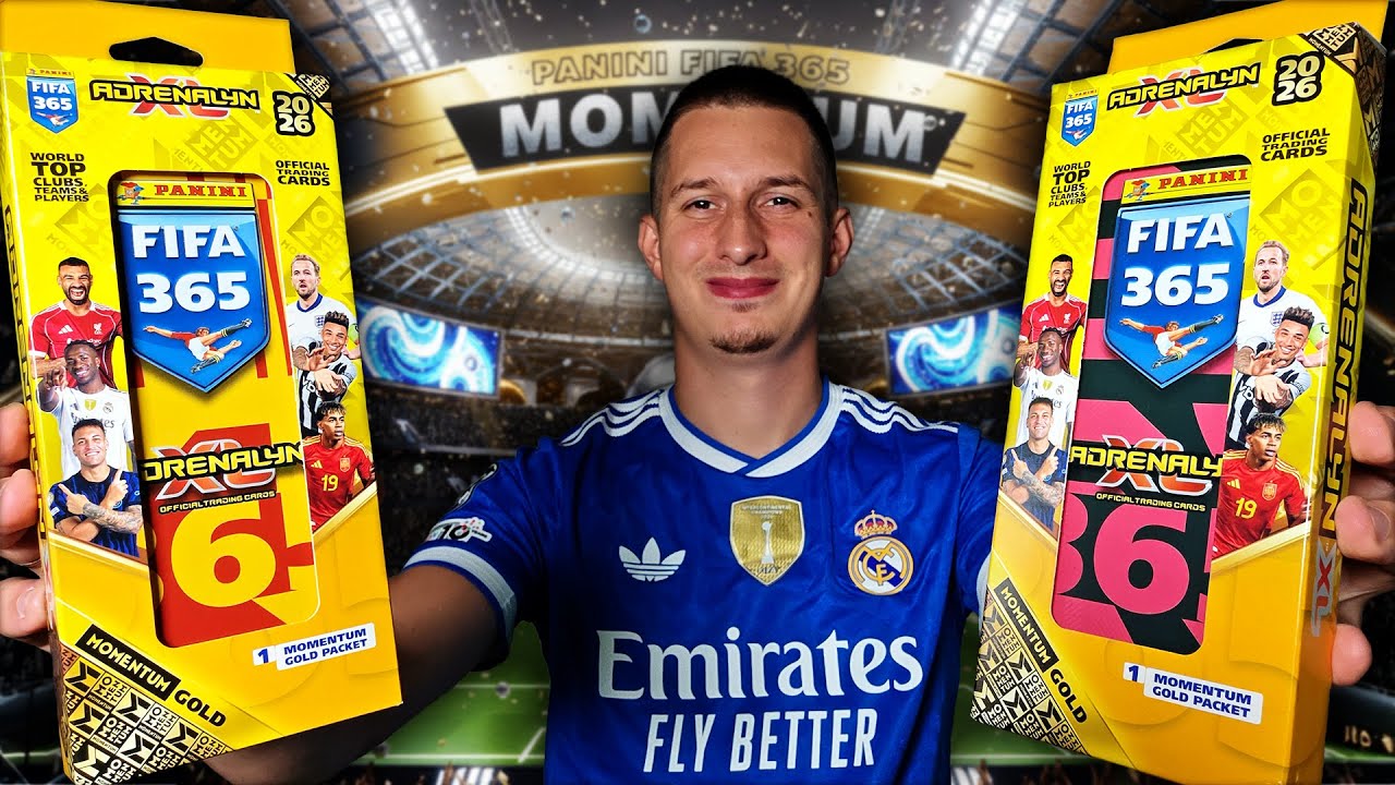 Panini Adrenalyn XL FIFA 365 2026 | Dupla MOMENTUM Fémdoboz!