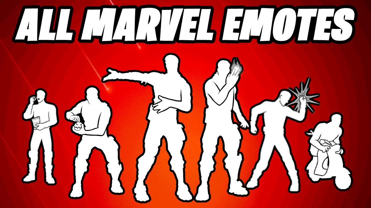 All Marvel Emotes in Fortnite – FULL Showcase (Updated 2025!)