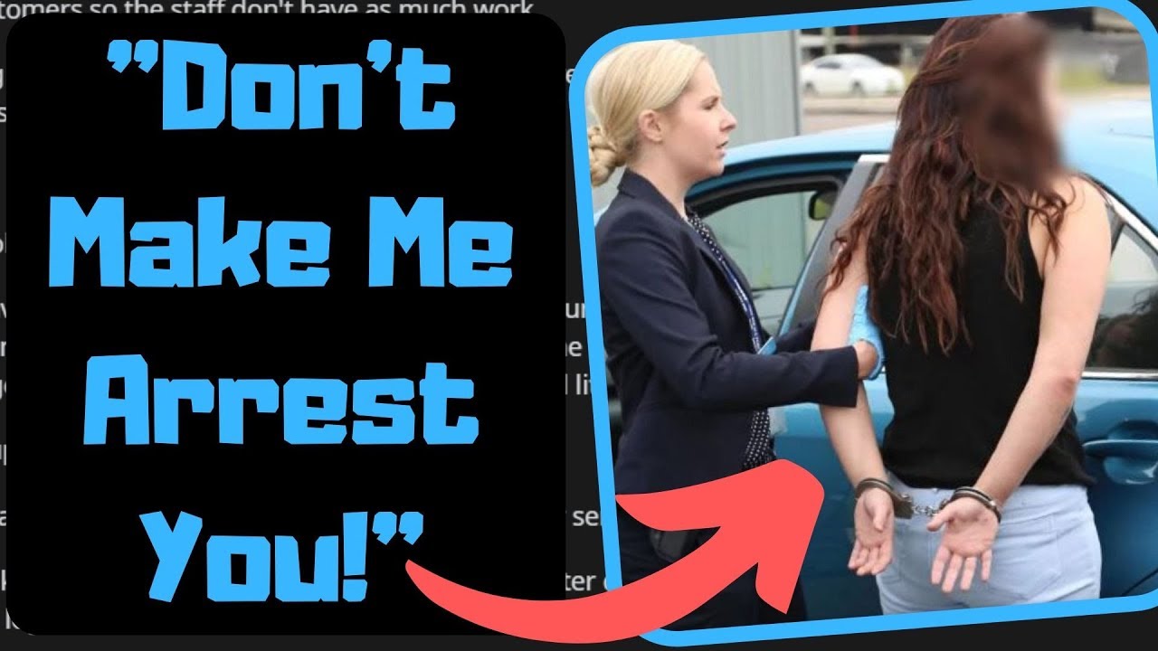 r/IDontWorkHereLady - Angry Customer VS Off-Duty Cop! Whoops!
