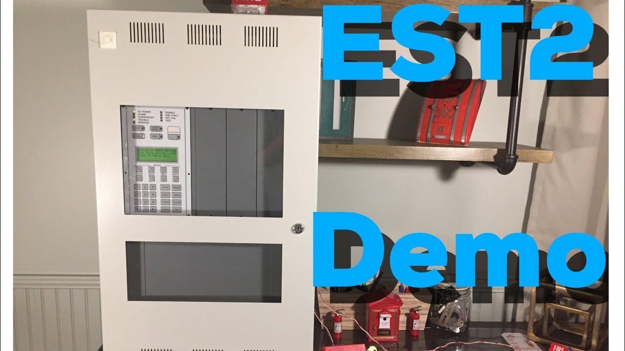EST2 Fire Alarm Panel Demo and Overview