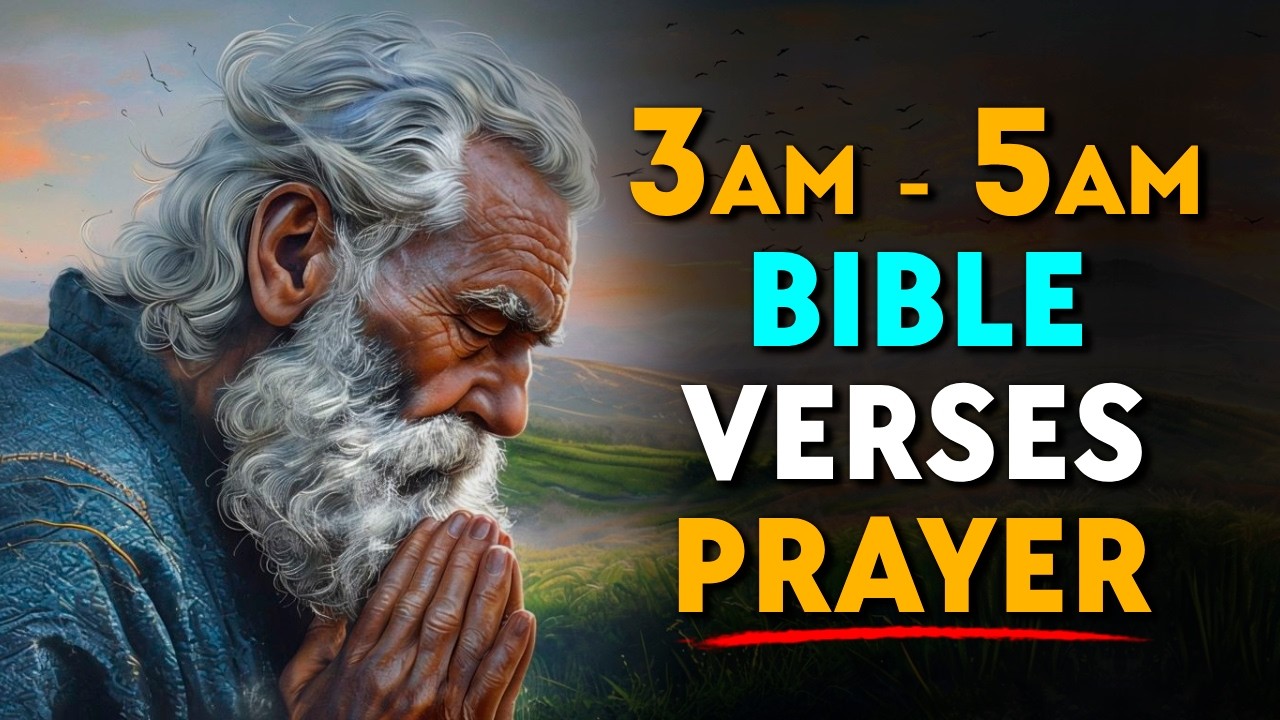 POWERFUL Bible VERSES to PRAY Between 3AM and 5AM | An ANOINTED Prayer