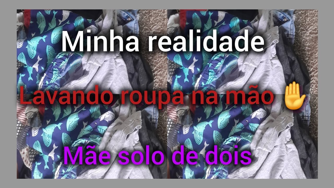 Mas de uma semana Sem lavar roupa//tinha bastante roupas //mas agora está tudo limpinha 🙏🙏🙏