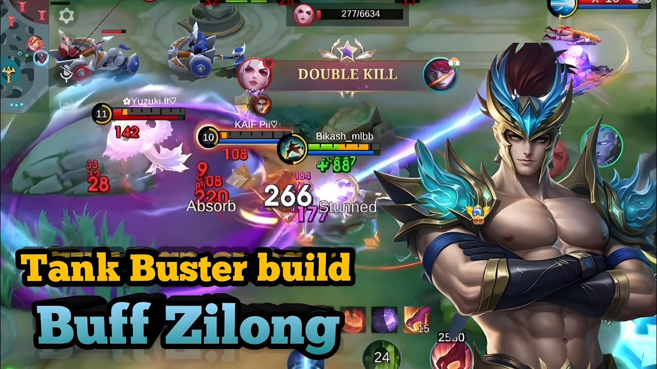 ZILONG TOP GLOBAL BUILD 🤯 YOU MUST TRY THIS BUILD !! TOP GLOBAL ZILONG  ~ MLBB