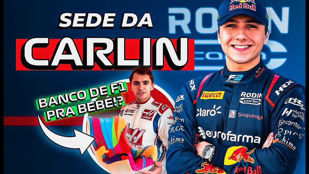 Banco de F1 para seu bebê?! Visitando a sede da Carlin!