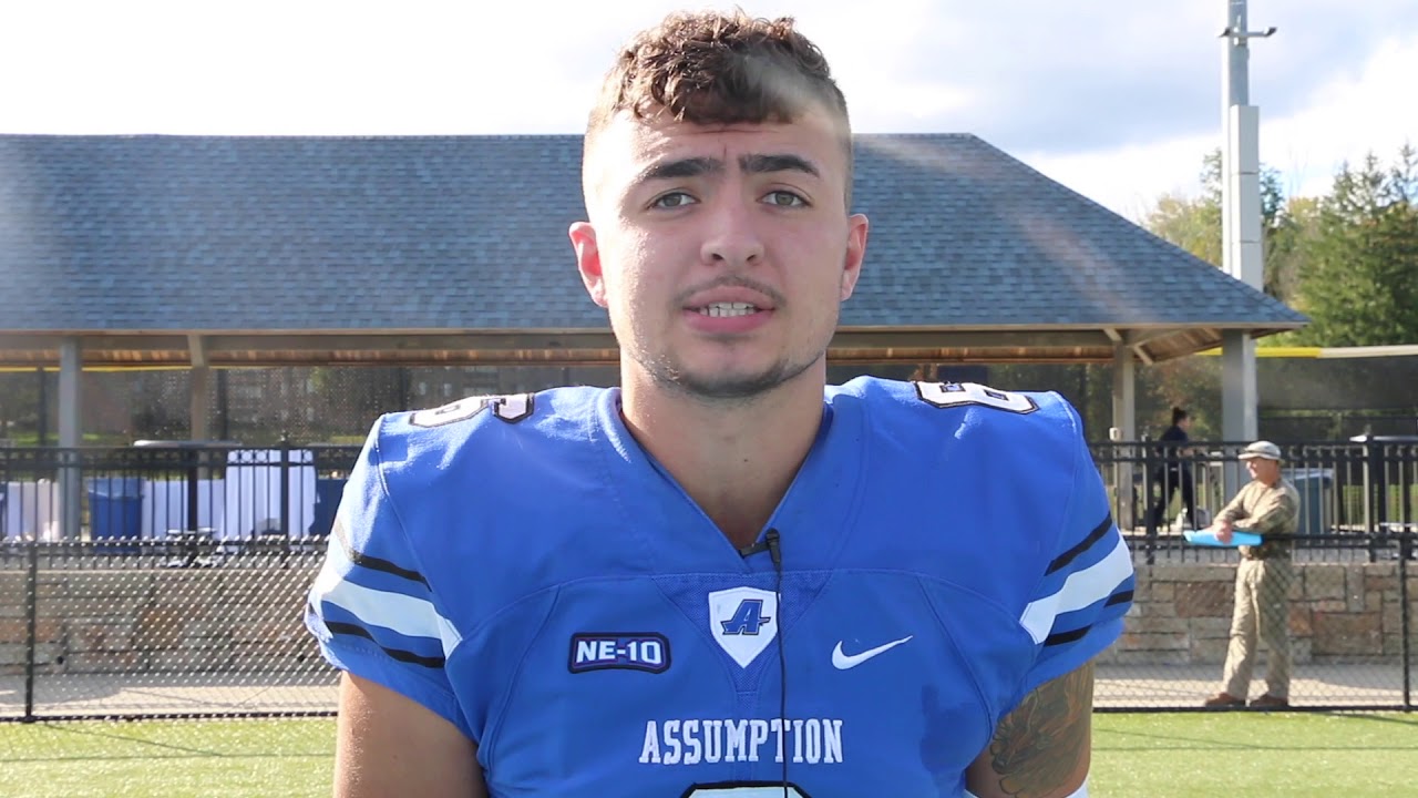 Assumption Football Beats AIC 54-9 - 9/29/18