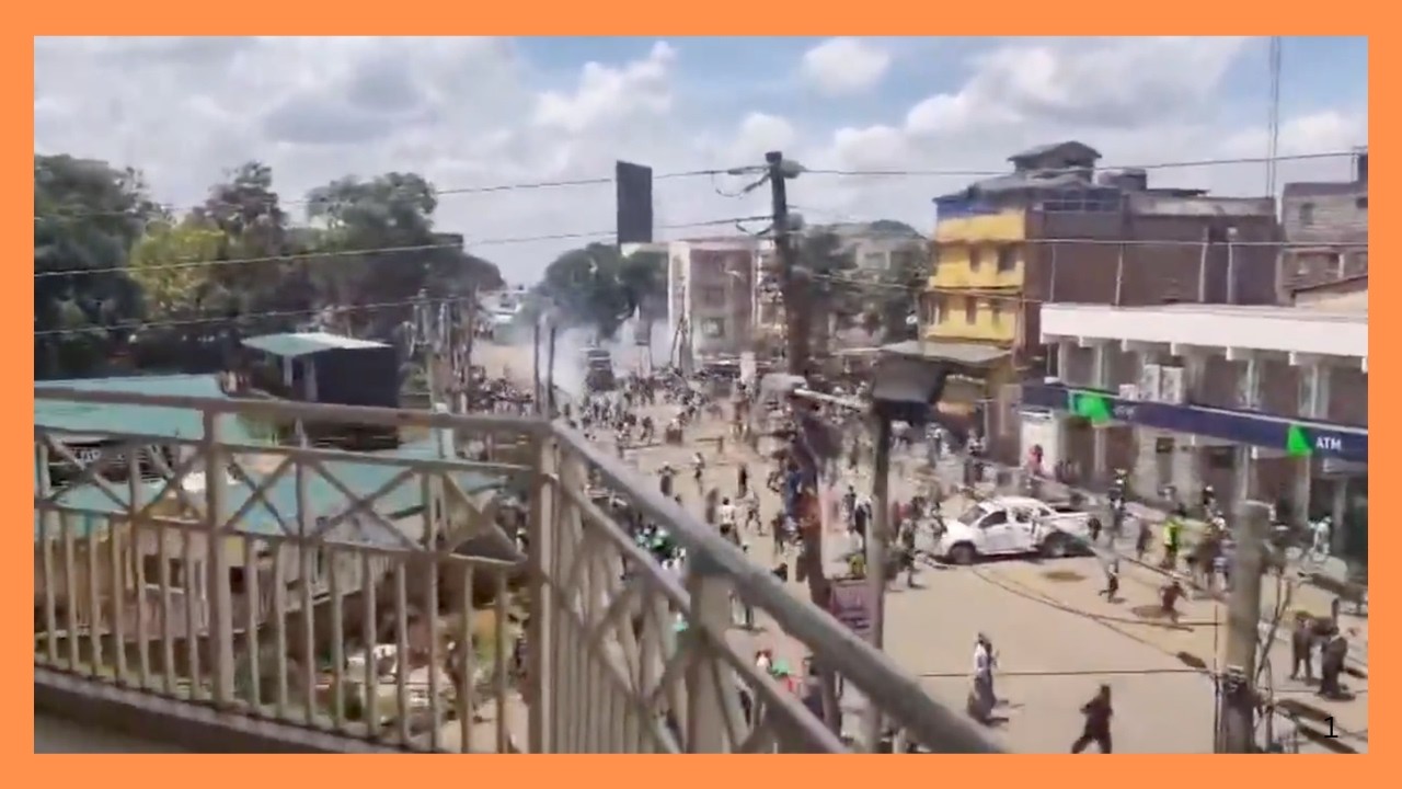 Police lob teargas to disperse DCP supporters in Kikuyu