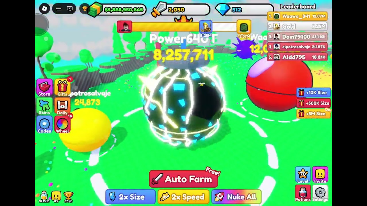 Becoming Number 1 In Ball Eating Simulator
