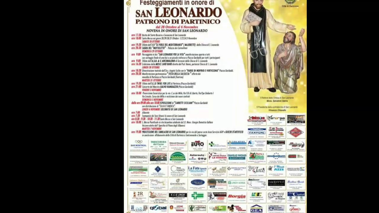 Festeggiamenti in Onore di San Leonardo Patrono di Partinico 2017 - Esposizione Carretti Siciliani