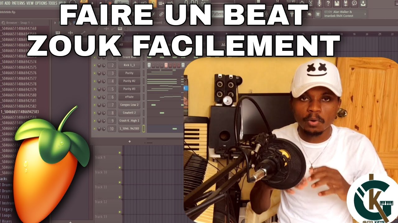 COMMENT FAIRE UNE BONNE BASE ZOUK KOMPA SUR FL STUDIO [TUTORIEL BEAT ZOUK FLP] FAIRE UNE INSTRU ZOUK