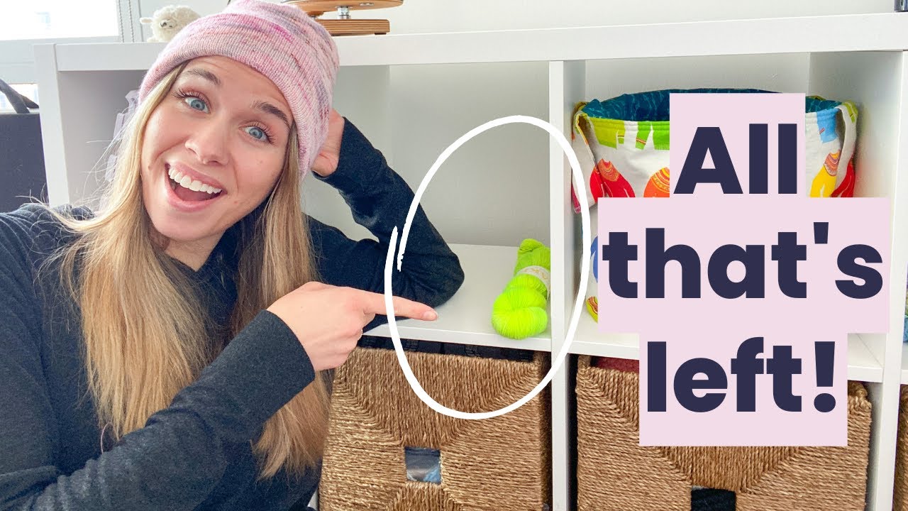 ONE YEAR of Stashing Down | How I Eliminated My Stash in 2022 | Knitty Natty