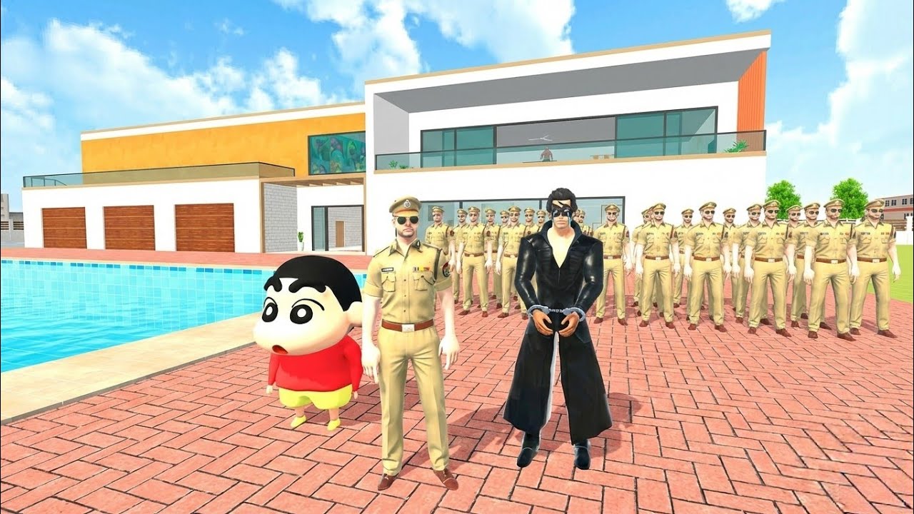 KRISH NE SINCHEN KE GHAR 🏠 ME CHORI KI IN INDIAN THEFT AUTO SIMULATER#ShubhVerse#indiantheftauto 