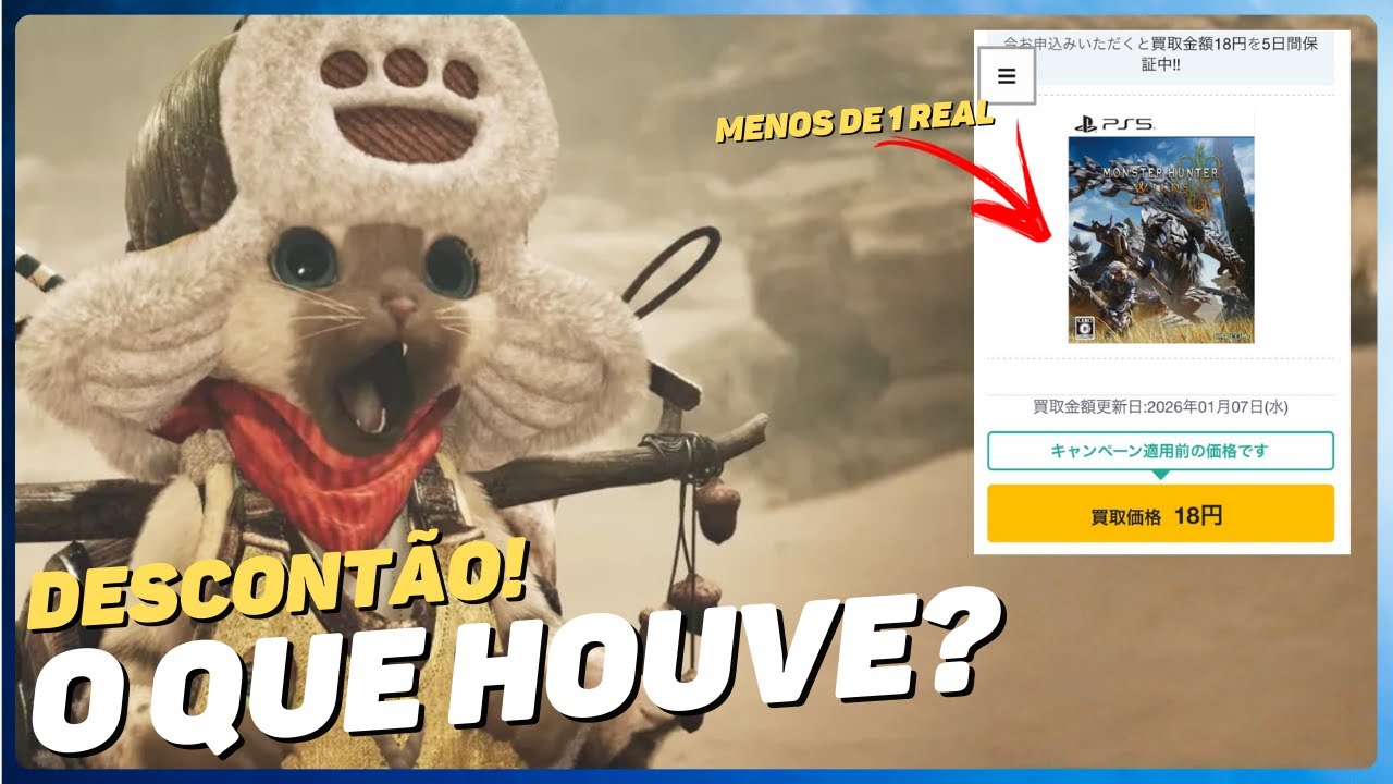 Monster Hunter Wilds Afundou? Preço Ridículo Levanta Alerta