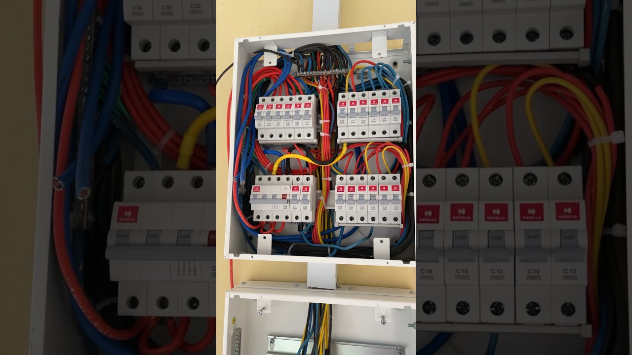 24 way mcb box fitting #mcbinstall