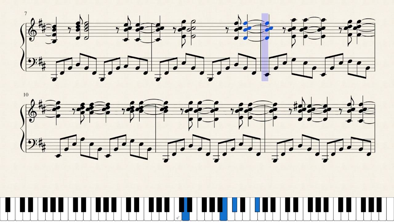 【ポケモン】DPP　シロナのテーマ　BGM（Pokemon champion Cynthia's theme BGM） 【耳コピしてみた】楽譜
