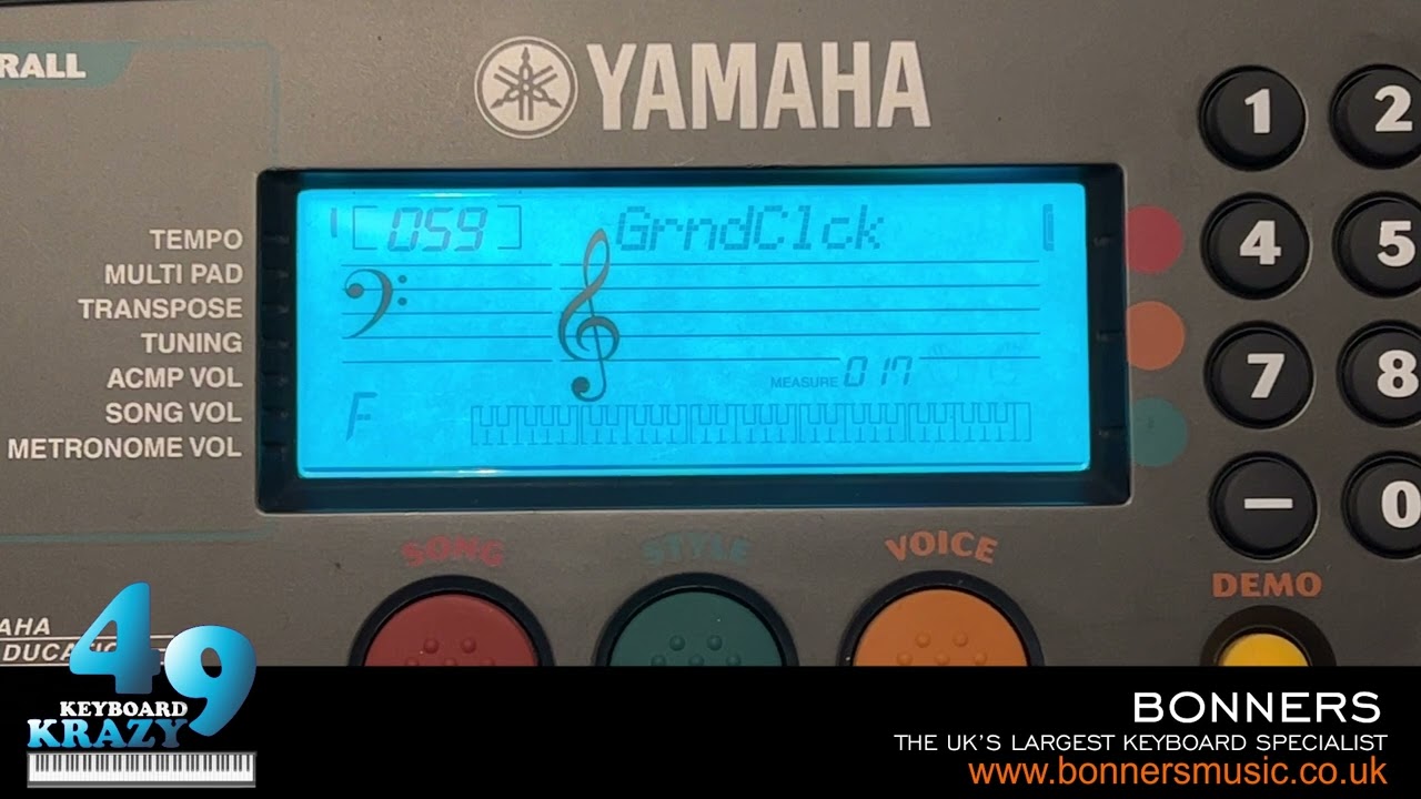 Yamaha PSR-240 Keyboard - 100 Demonstration Songs Part 2/2