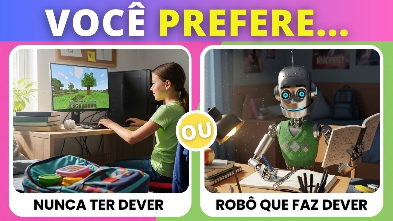 O QUE VOCÊ PREFERE? Edição impossível 📚 Jogo das Escolha | Quiz 🚀🐐