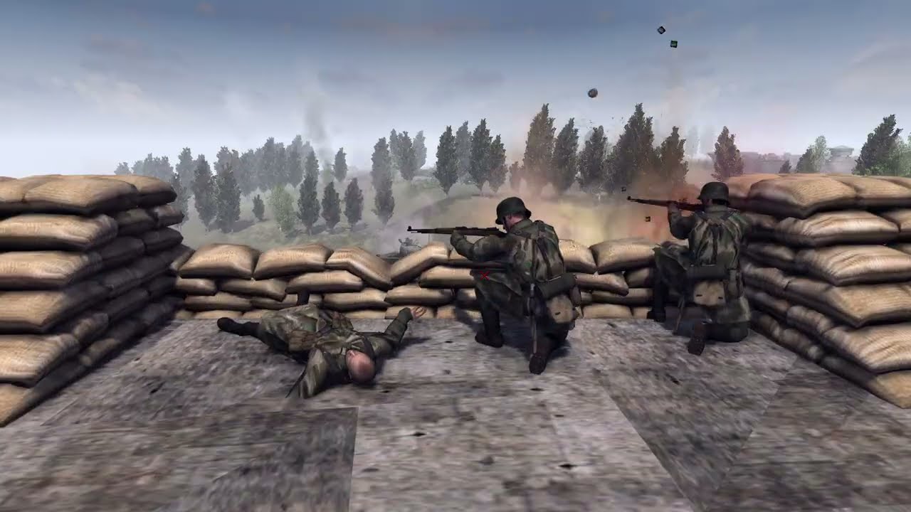Битва при Монте-Кастелло 1944. Зарисовка Men of War: Assault Squad 2