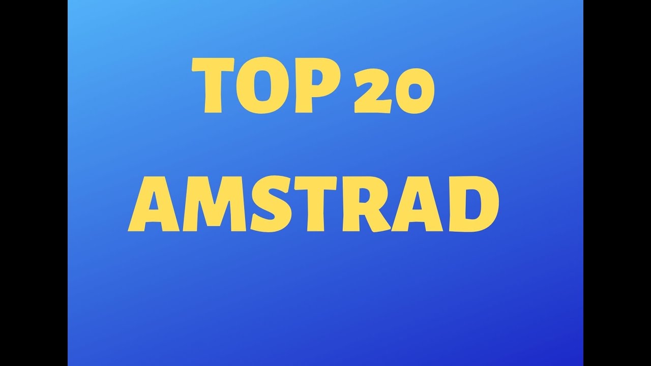 top amstrad games (TOP20) #USUARIOS#🚀 cpc 464/cpc 6128
