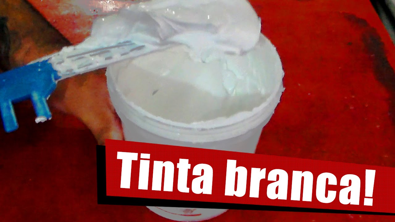 Tinta branca: 5 Dicas para evitar entupimentos (aula de serigrafia)