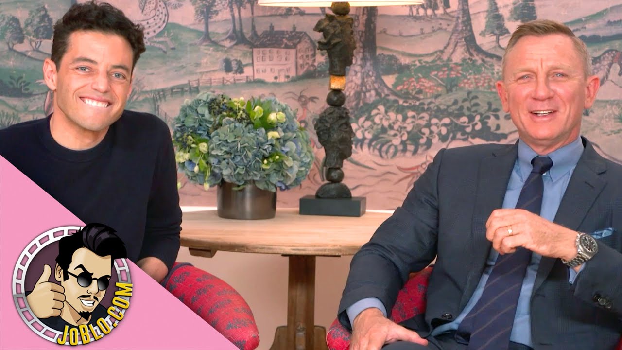 Daniel Craig & Rami Malek Interview - NO TIME TO DIE (2021)