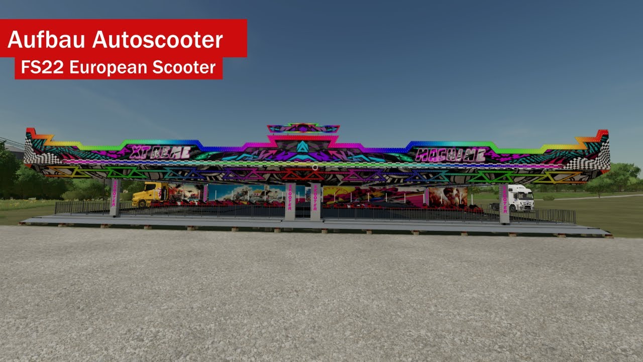 FS22 Mod European Autoscooter