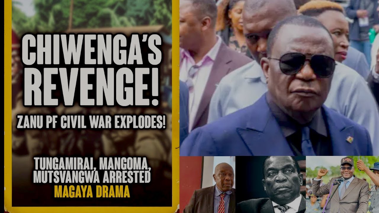 WATCH LIVE; Chiwenga Vs ED War Explodes. TUNGWARAR, MUTSVANGWA, MAGAYA ARRESTED