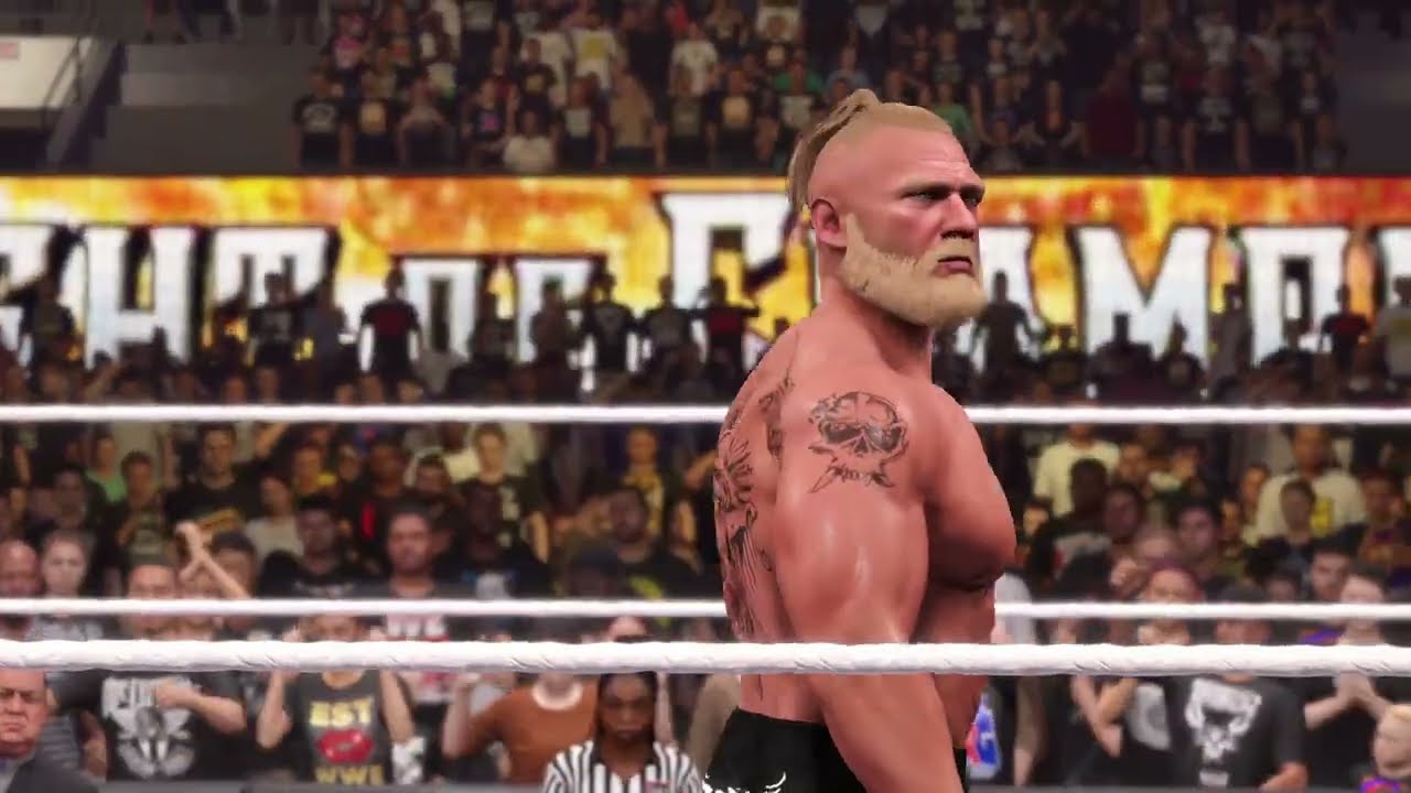 WWE 2K24 Brock Lesnar vs Roman Regins