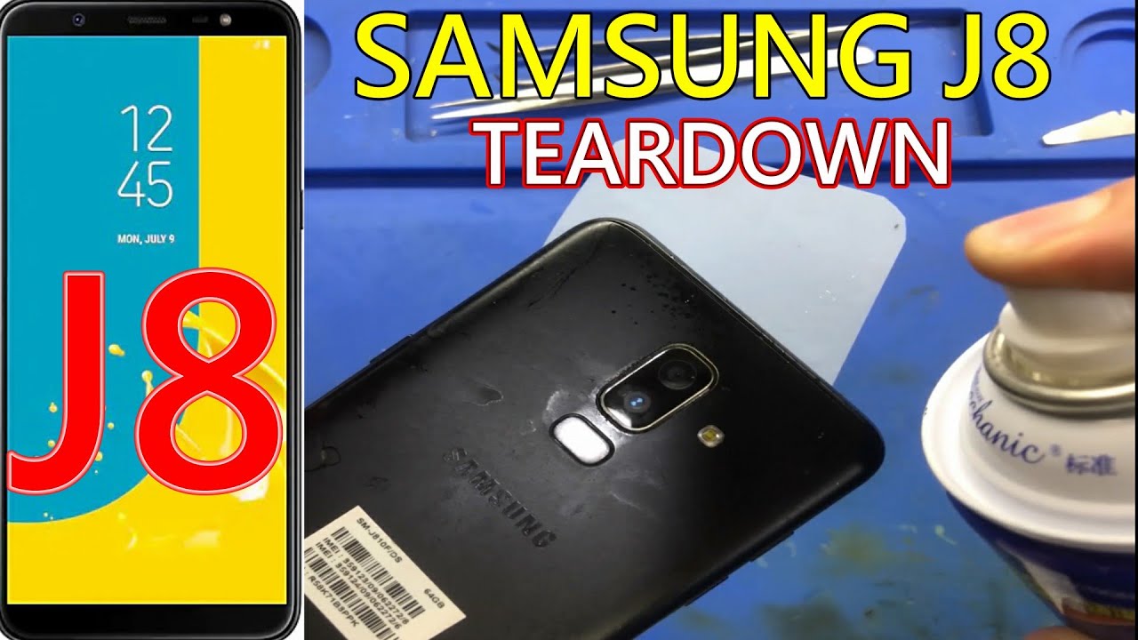 SAMSUNG GALXY J8+ SM-J810 plus disassembly