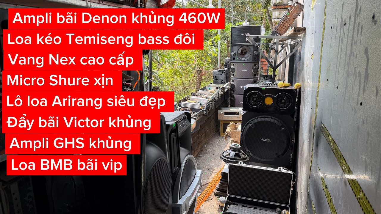 Ampli loa micro vang đẩy chuyên karaoke thanh lý mỗi ngày. Loa kéo đôi Teming đẩy bãi Victor nhật 