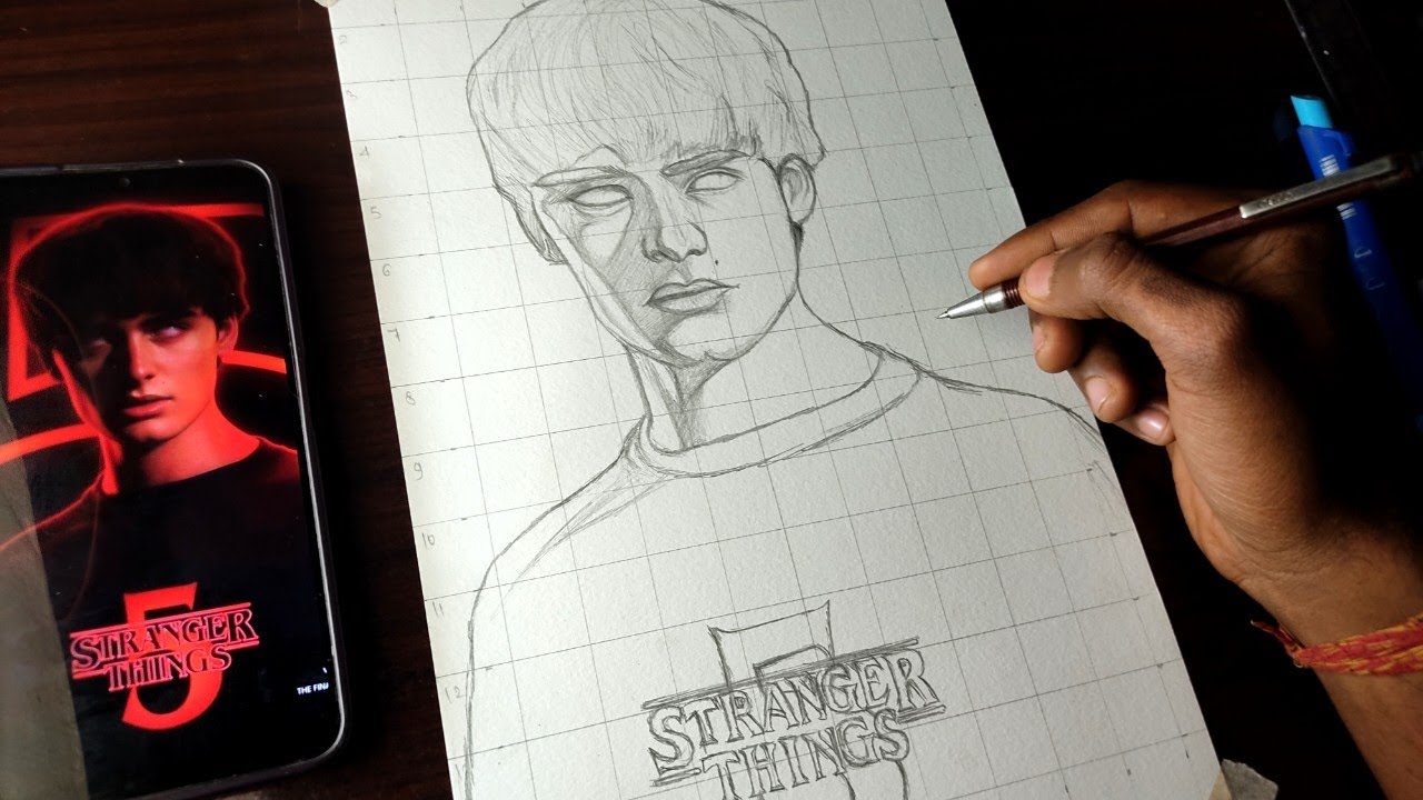 How to Draw Will Byers | Stranger Things 5 | Part- 1 | Outline Tutorial