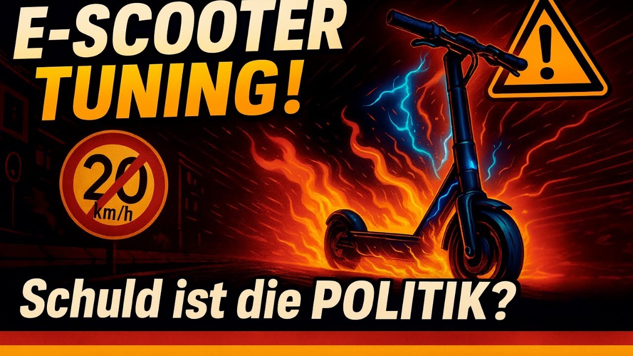 E-Scooter Tuning 🚨 Warum die Politik eine Mitschuld trägt! 🇩🇪 Die eKFV am Limit?! #escooter #tuning