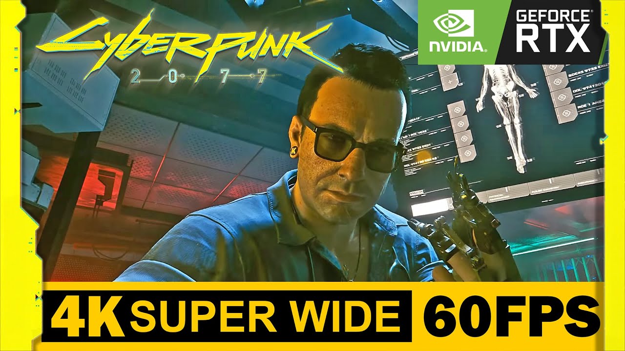 RIPPERDOC, Cyberpunk 2077, Rozgrywka, Przewodnik, Bez komentarza, RTX, 4K, 60 FPS, SUPER SZEROKI
