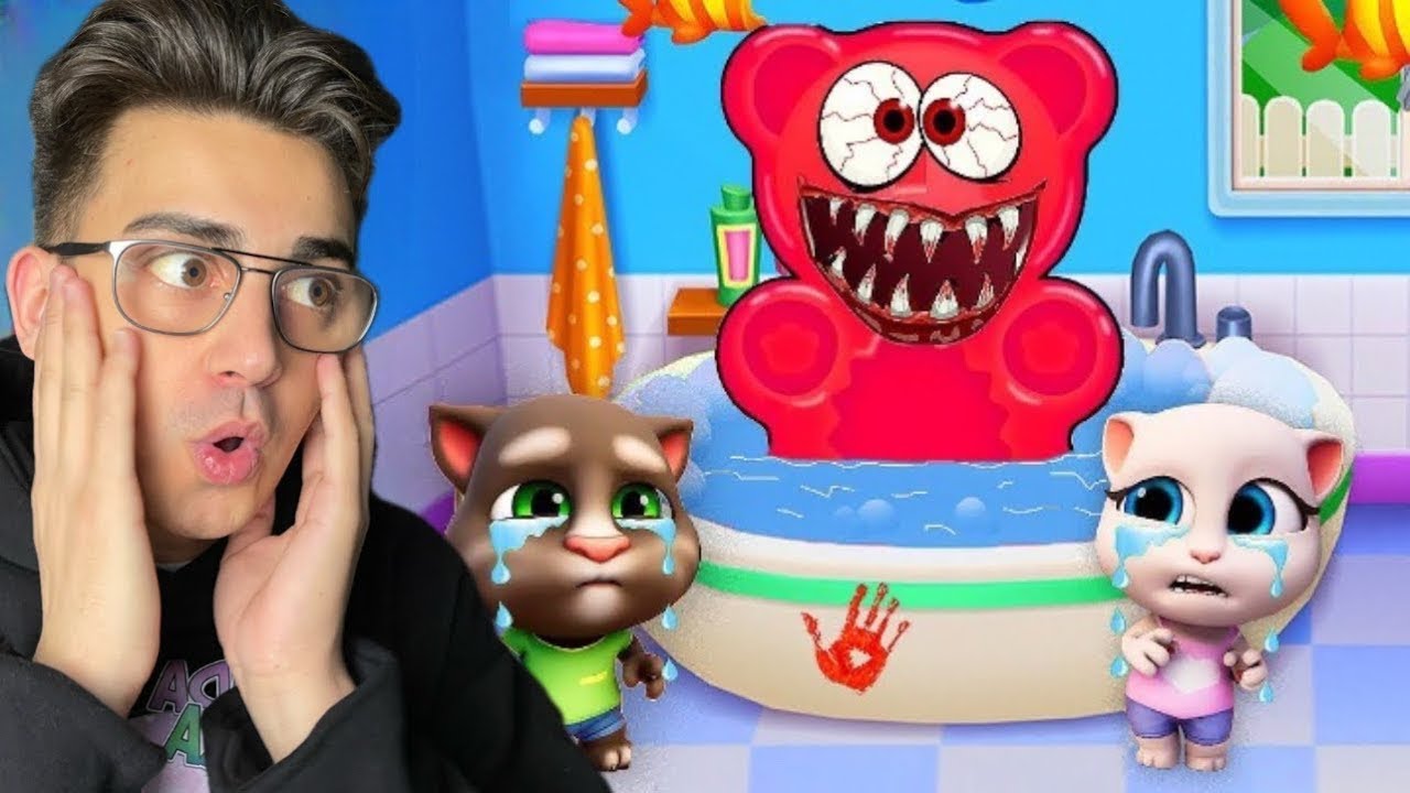 JELLY MIŚ chce ZABIĆ TALKING PRZYJACI&Oacute;Ł WSZYSCY TALKING FRIENDS SĄ Potworami!  TALKING TOM!