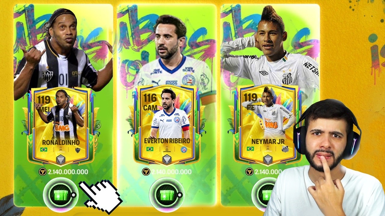 GASTEI TUDO PRA GANHAR UMA LENDA DO BRASILEIRÃO NO FC MOBILE!