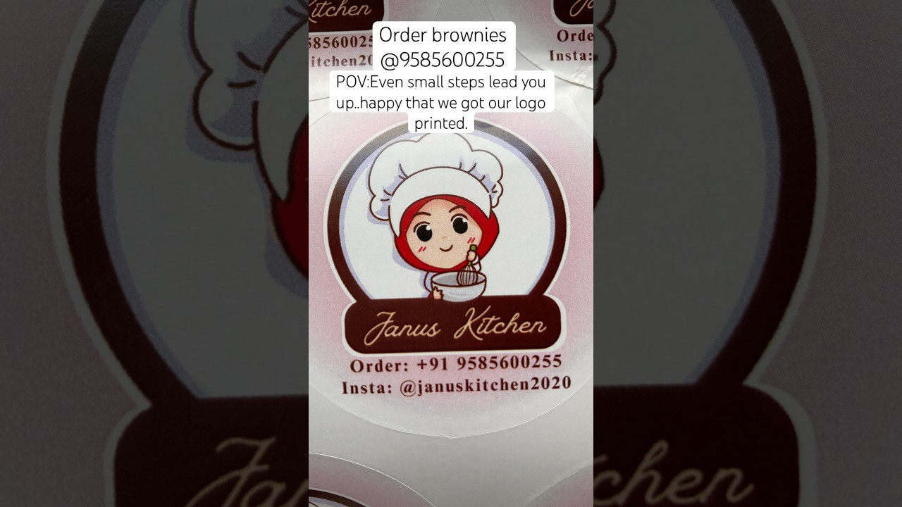 Namma brand logo print panniyachu. Order brownies now.free shipping for February 