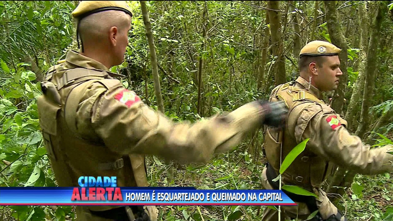 Policia encontra corpo carbonizado e esquartejado no Morro do Mocotó