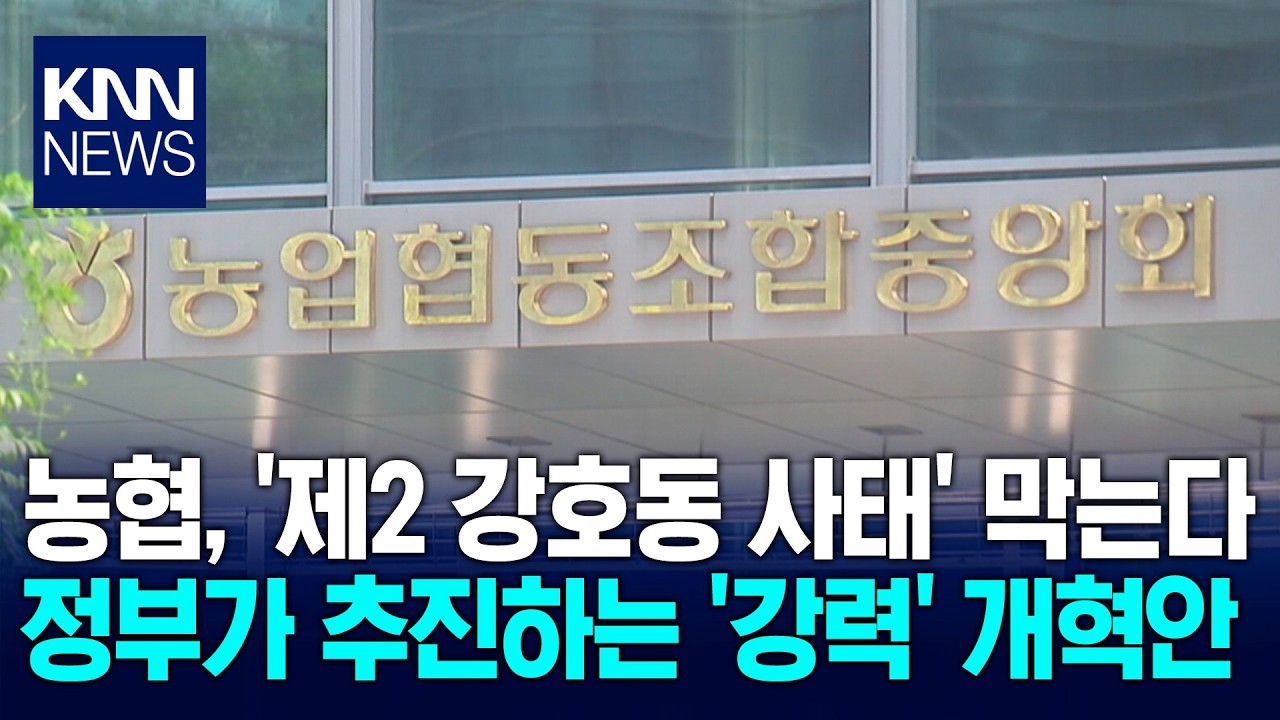 농협 개혁안, 횡령&middot;금품수수 직무정지 / KNN