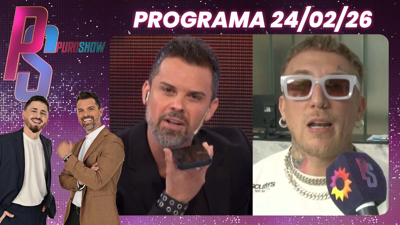 PURO SHOW - PROGRAMA 24/02/26 - FUERTE CRUCE ENTRE EL POLACO Y MATI VÁZQUEZ POR UNA POLÉMICA FOTO