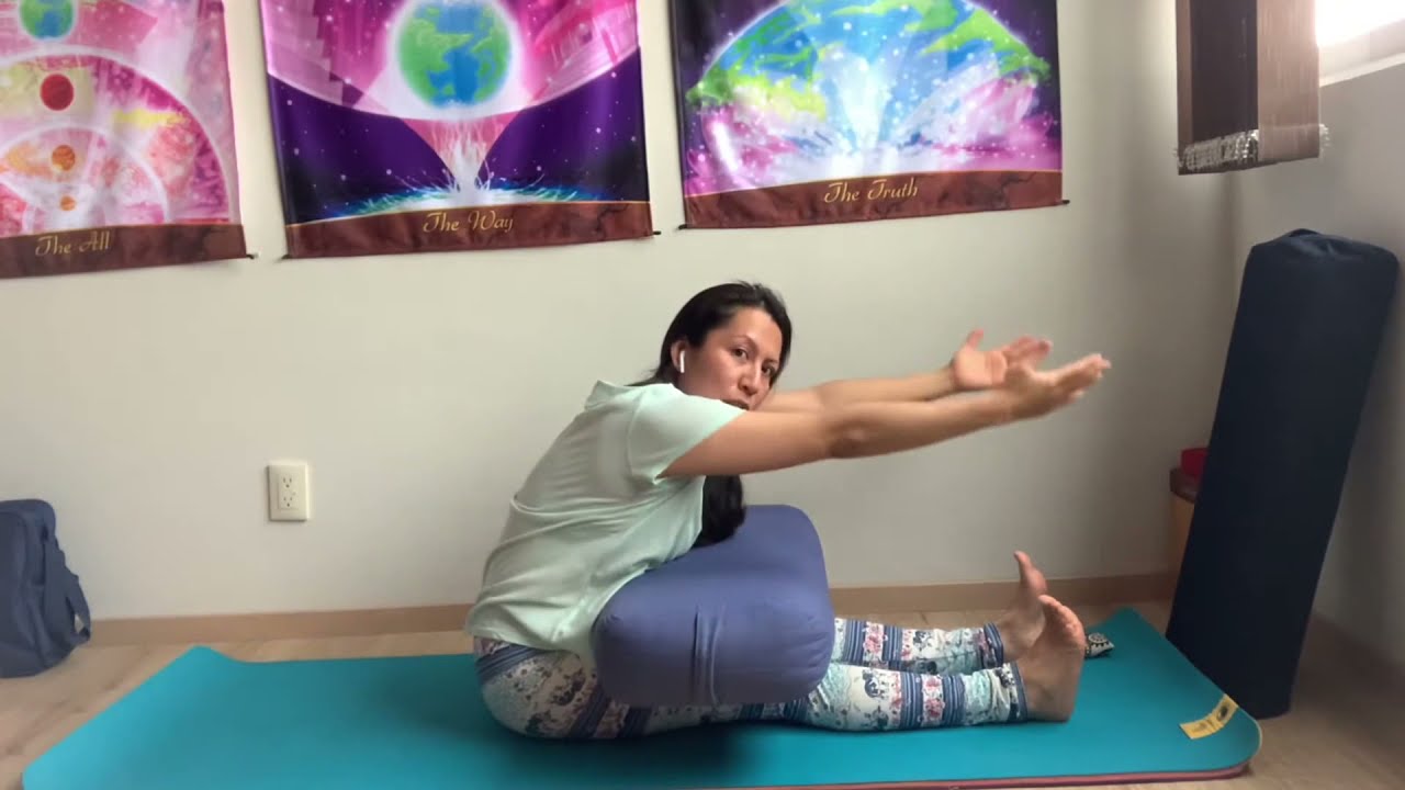 Clase de yoga con bolster 🪷 35 minutos