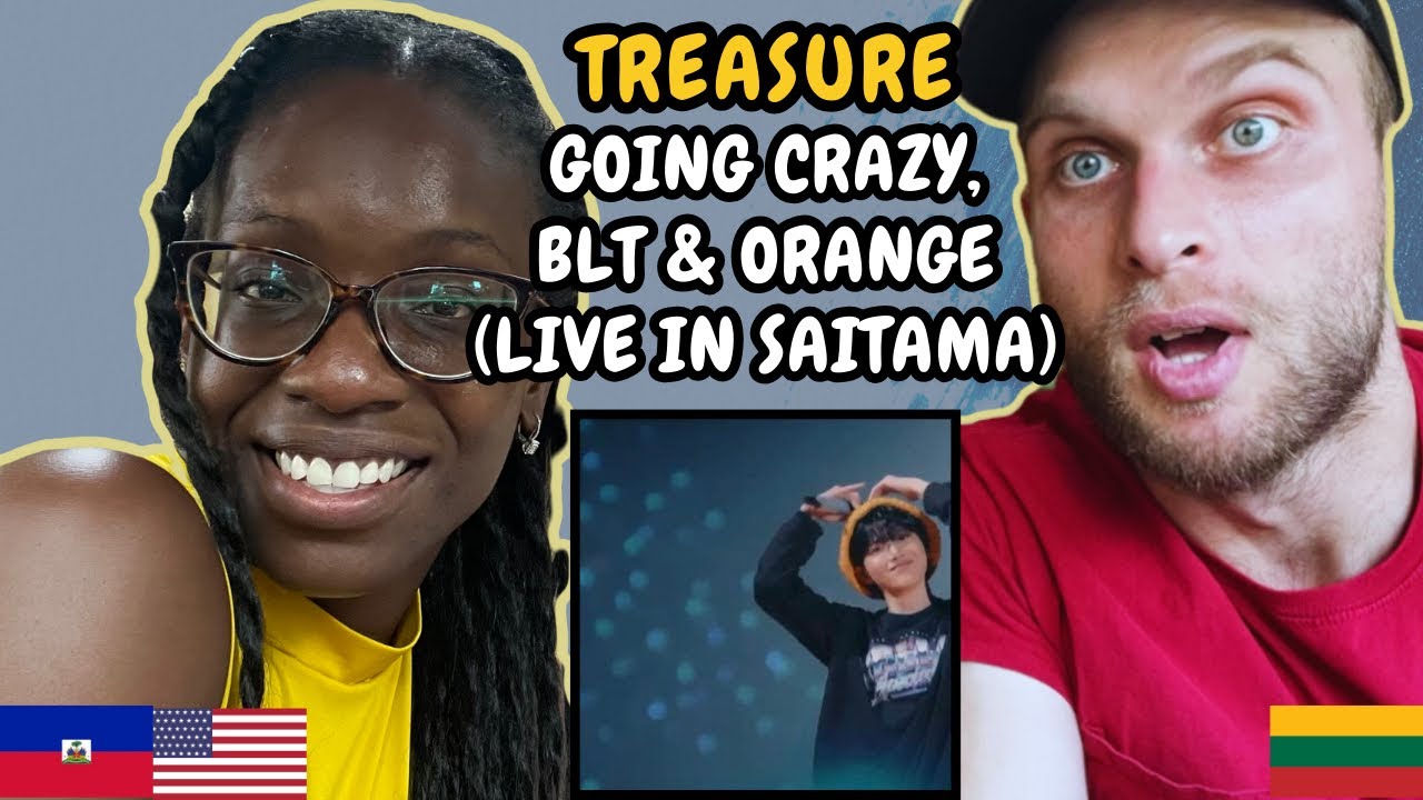 TREASURE (트레저) - Going Crazy, BLT & Orange Reaction (Live at Hello Tour Saitama) FIRST TIME WATCHING
