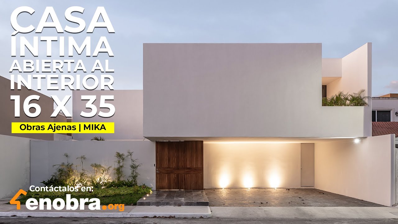 CASA ÍNTIMA que se CIERRA al EXTERIOR y se ABRE AL INTERIOR | Obras Ajenas | MIKA
